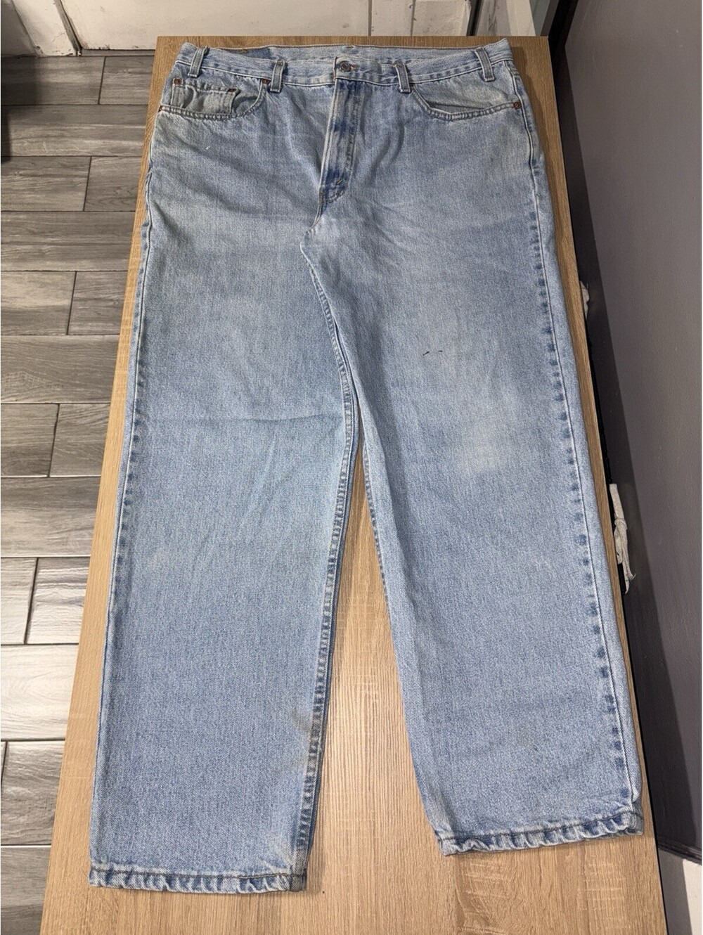 Vintage Levis 550 Jeans Men 40x30 USA Blue Relaxed Fit Denim 90s Made in USA